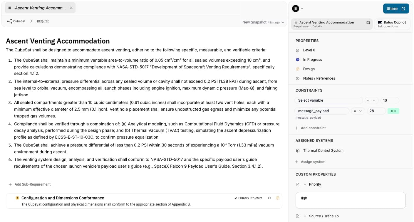 NEW: Requirement Tab
